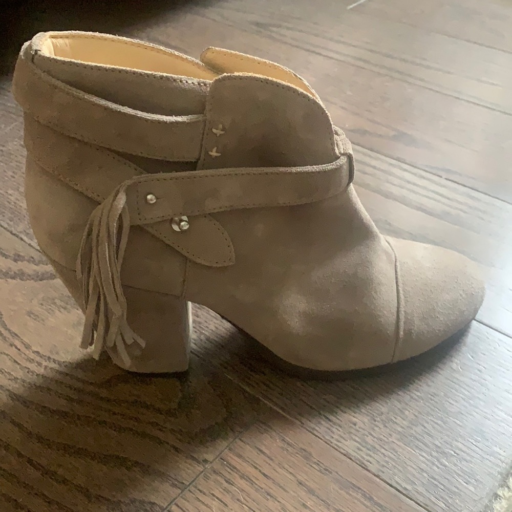 EUC rag & bone suede boots with fringe